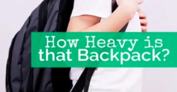 How Heavy Is That Backpack? image
